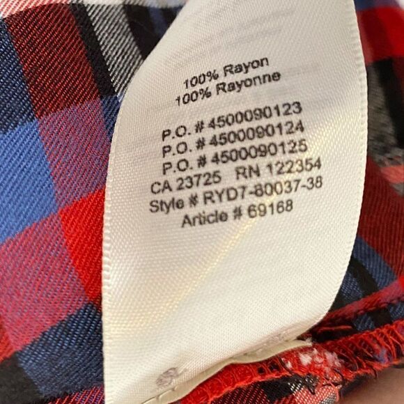 CLEARANCE - Aritzia Wilfred Free Lucy Plaid Long Sleeve Dress - Picture 8 of 8